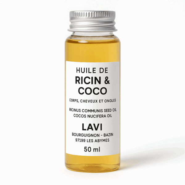 Huile de ricin & coco - Soin Capillaire Intensif – Image 2